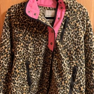 Cheetah Print Quarter Button